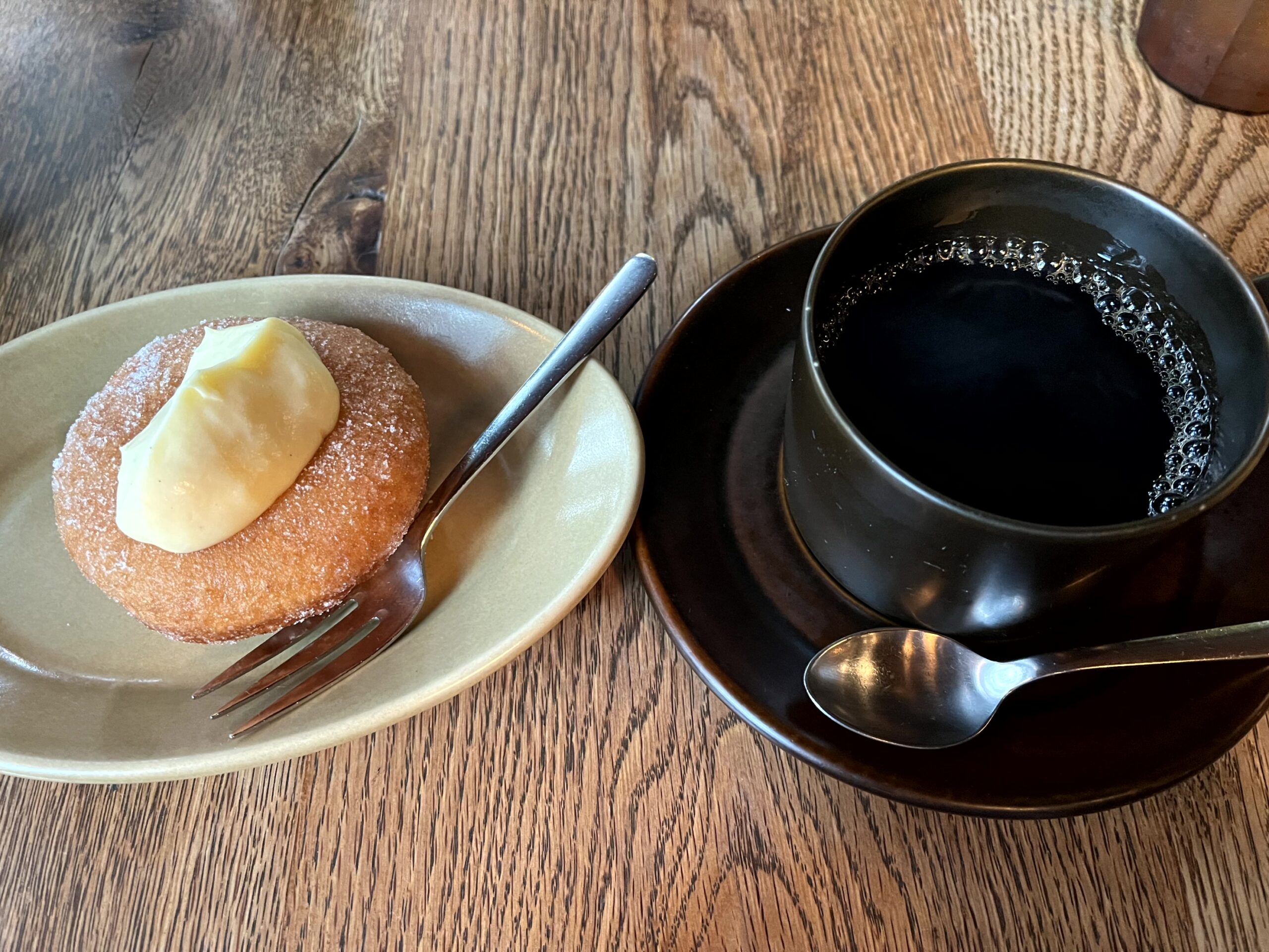 コーヒーとドーナツ