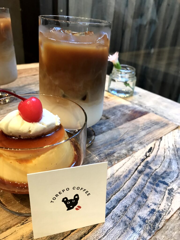 コーヒーとプリン